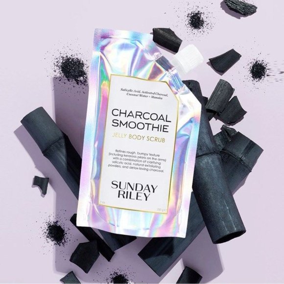 🆕 Sunday Riley Charcoal Smoothie Body Scrub - Picture 1 of 5